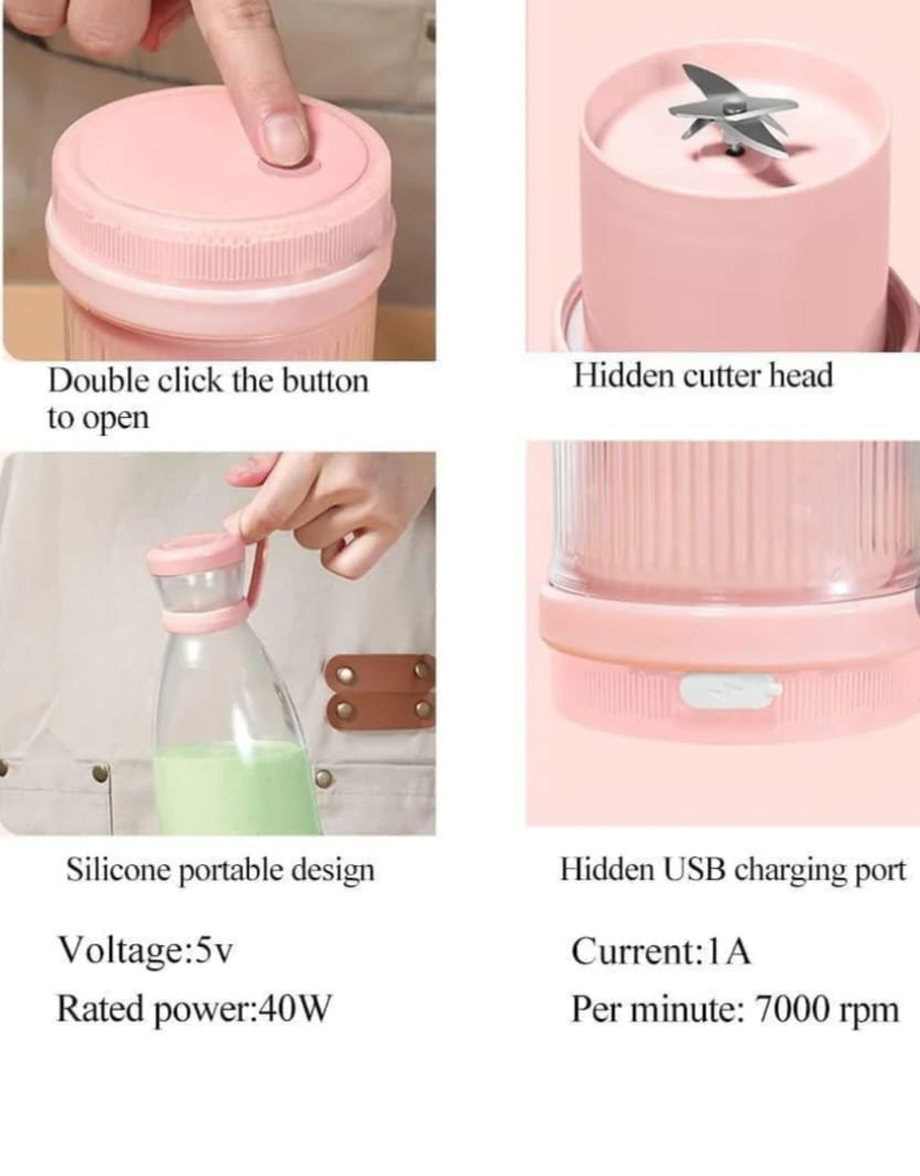 Electric Portable Mini Juicer Bottle