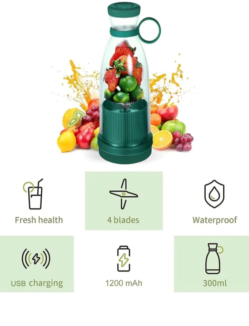 Electric Portable Mini Juicer Bottle